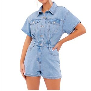 Le Lis Denim Romper